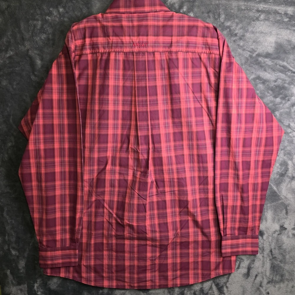 Ariat Pro Shirt Mens Large Western Long Sleeve Button Down. - Picture 2 of 10